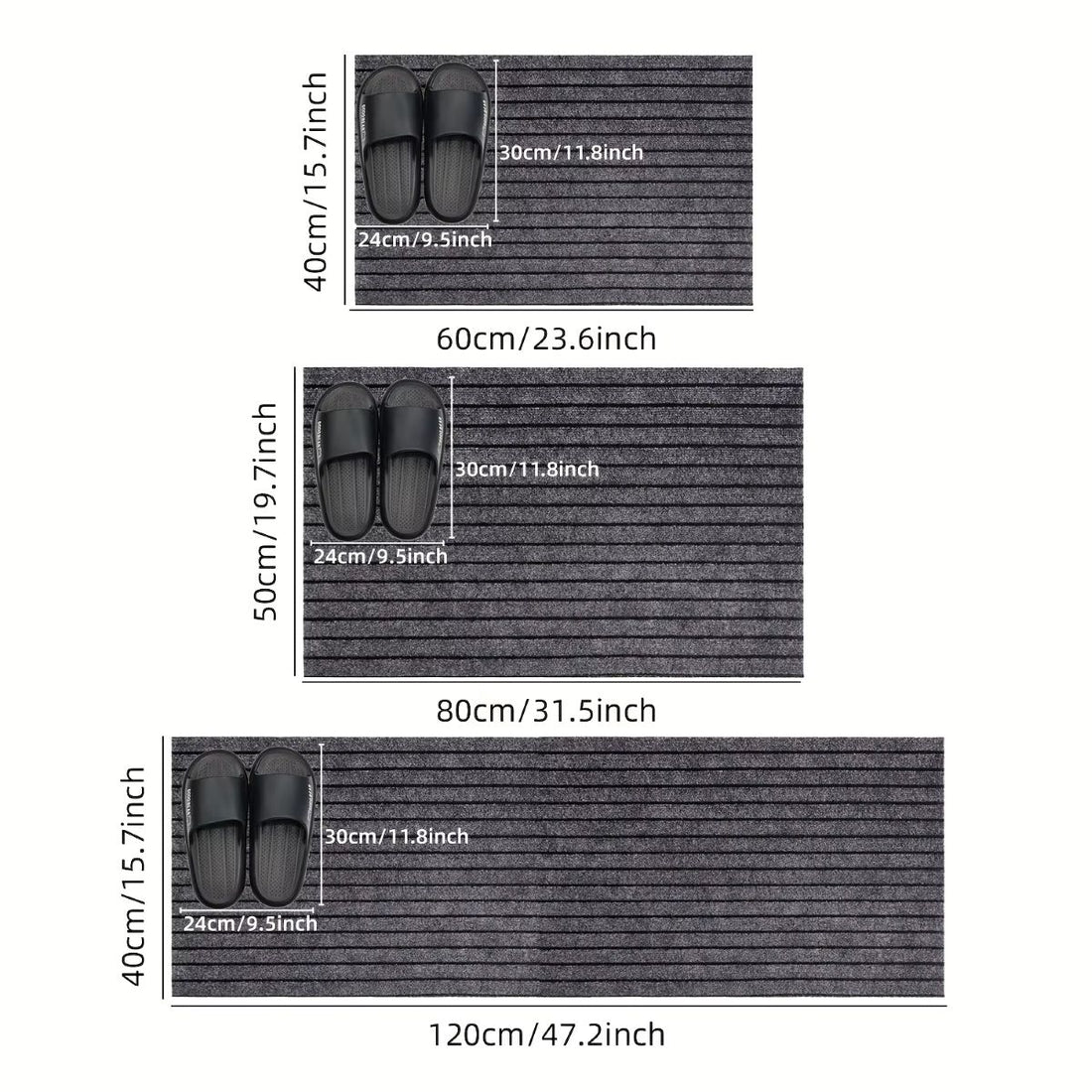 Non-Slip Weatherproof Doormat | Heavy Duty 10063795716435-1