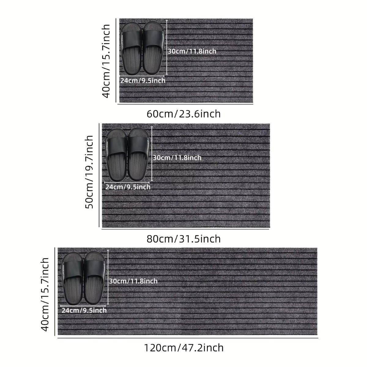 Non-Slip Weatherproof Doormat | Heavy Duty 10063795716435-1