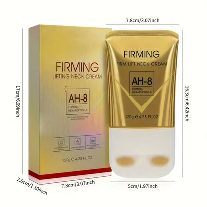 Neck Firming Cream with Roller Applicator - Anti-Aging Moisturizer with AH-8 & Ceramides 15152385261894-1