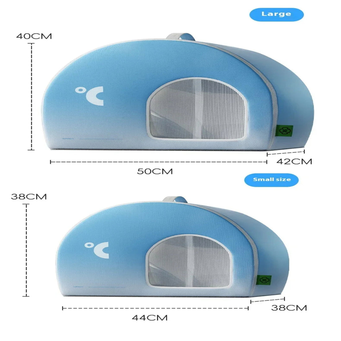 Portable Air-Conditioned Pet House With Ventilation For Cooling Comfort Indoors Or Outdoors (38 x 44 x 38cm) 10016156483885-1