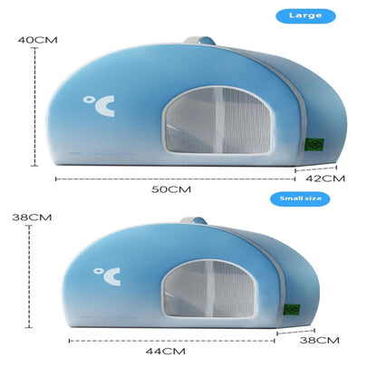 Portable Air-Conditioned Pet House With Ventilation For Cooling Comfort Indoors Or Outdoors (38 x 44 x 38cm) 10016156483885-1