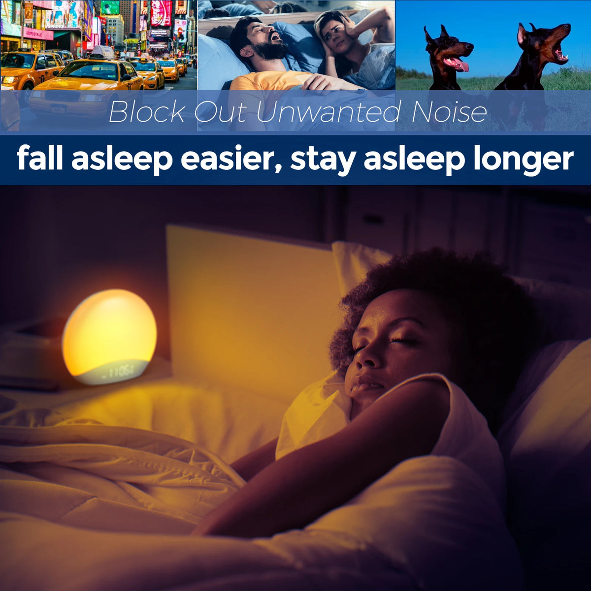 Sunrise Alarm Clock & Sound Machine – All-in-One Sleep Aid with Nature Sounds & Gentle Wake-Up Light 9678348747094-1