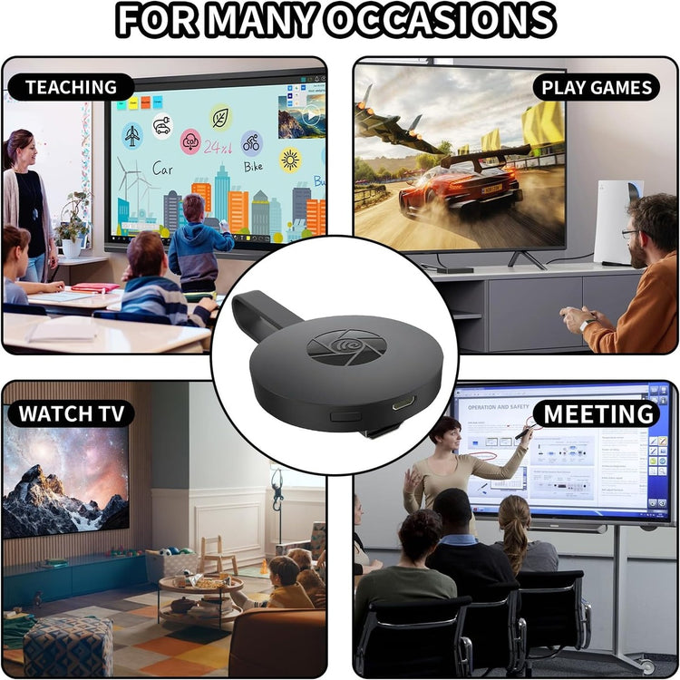 Wireless HDMI Display Adapter - 1080P WiFi Screen Mirroring for Android, iOS, Windows & Mac 15152383820102-1