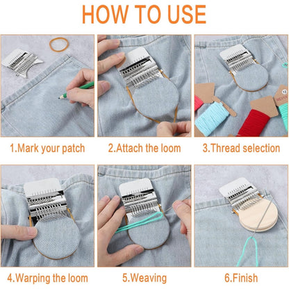 Mini Darning Loom Machine - Loomexpress 8746034757966-1