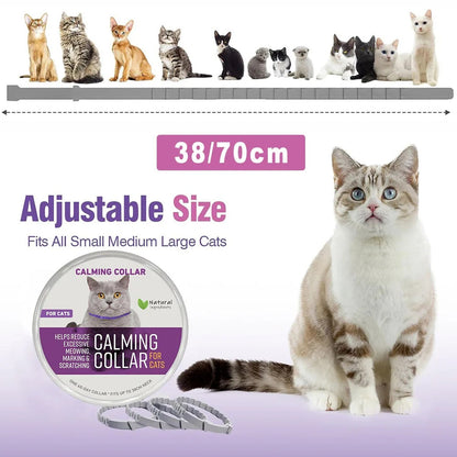 Calming Pheromone Collar for Cats – Pet Anti Anxiety Products 10104796447021-1
