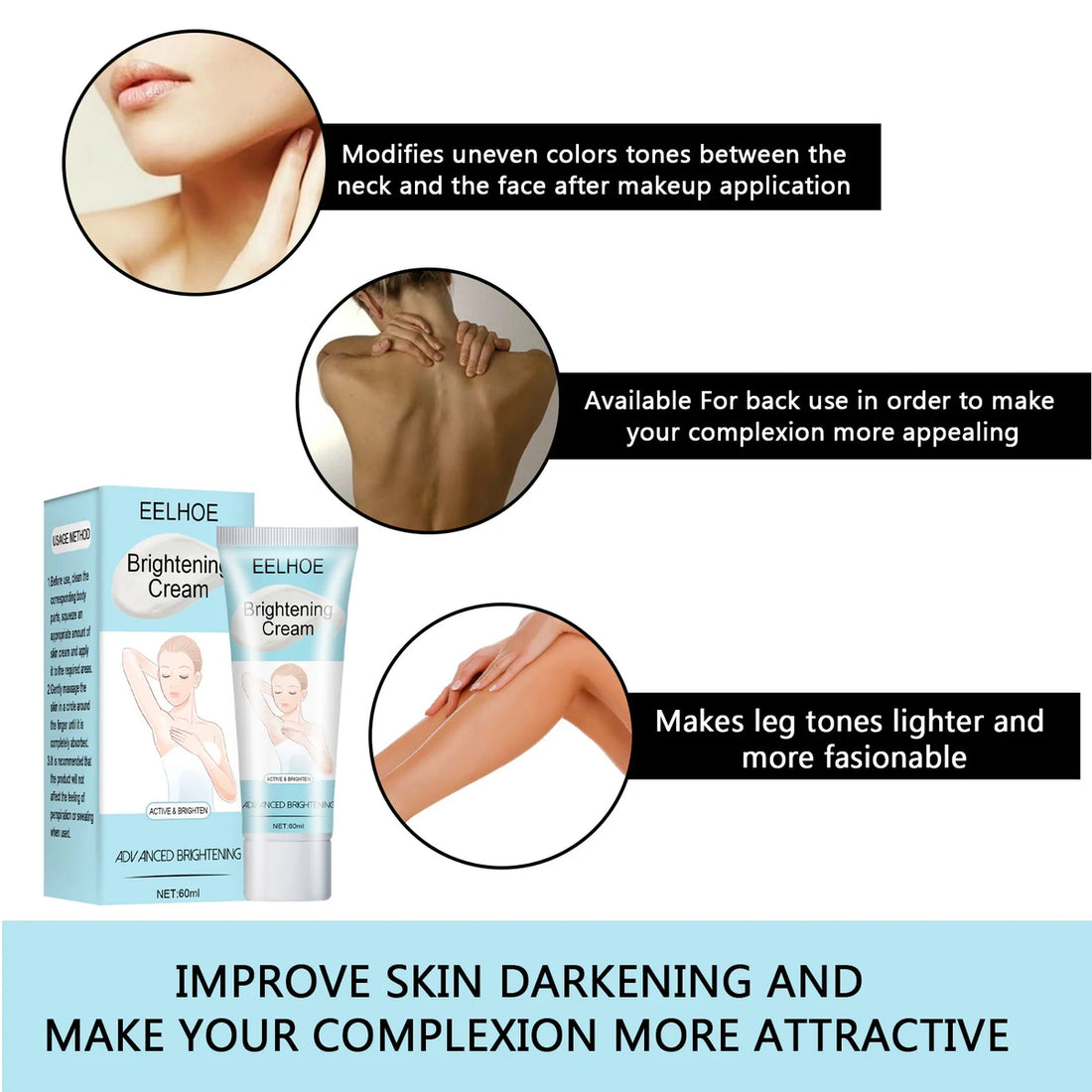 Dark Spot Whitening Body Cream for Knees, Elbows & Intimate Areas 10082387001690-1