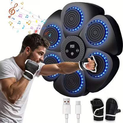 Music Boxing Pad with Targeting Features – Ultimate Punch Machine for Boxing Fitness 9840490152257-1