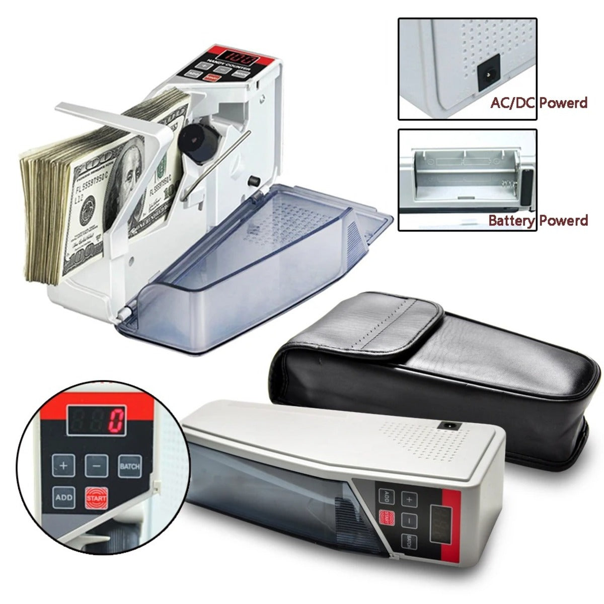 Portable Money Counter Machine Accurate Bill Cash Counting Device 7730401673373-1