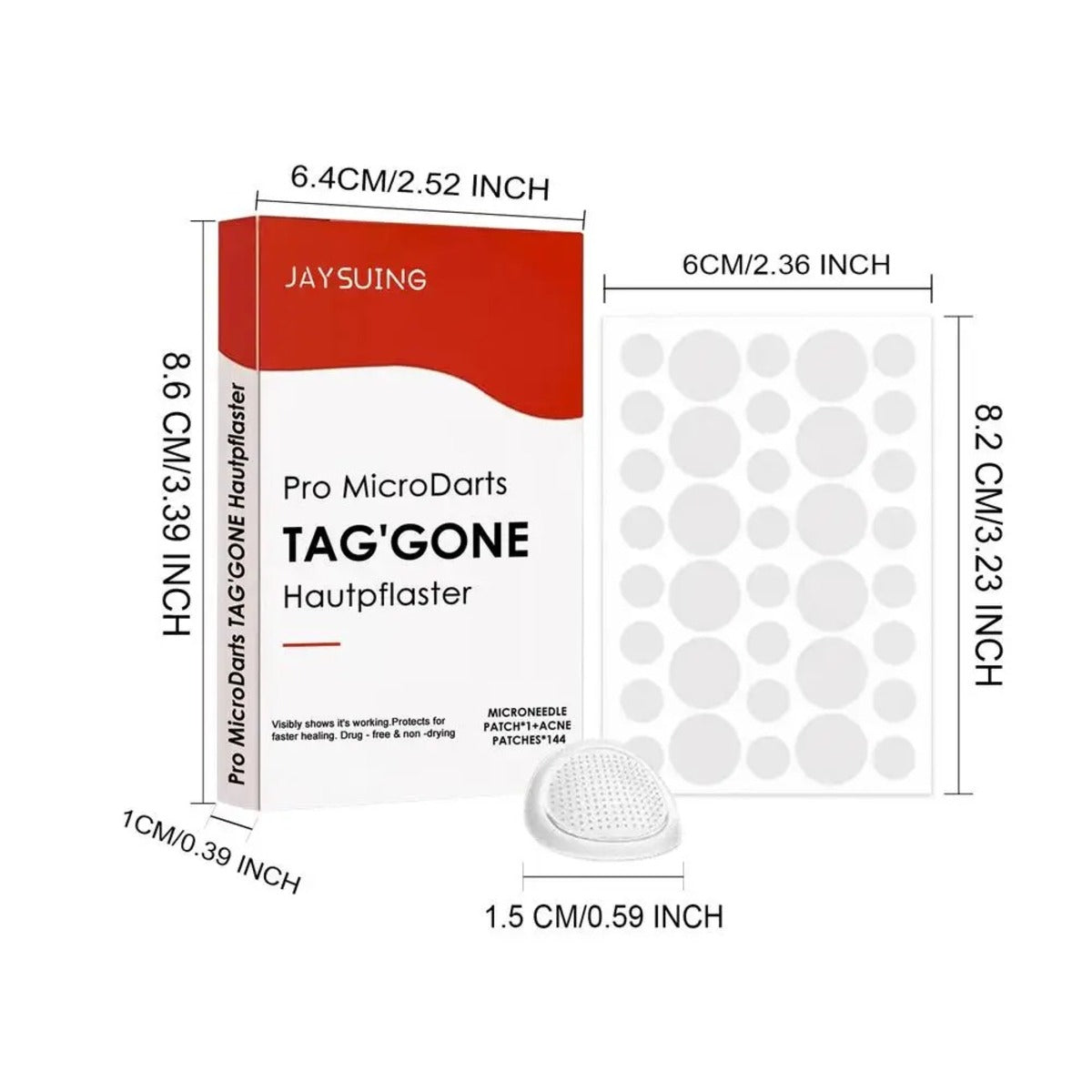 Painless Micro-Patch For Skin Tag, Mole & Wart Removal 12026003226942-1