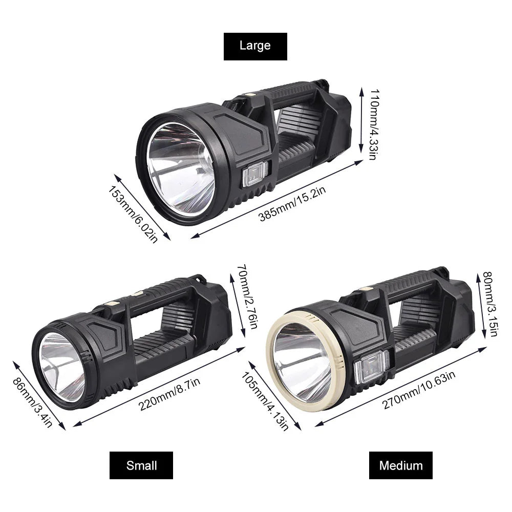 1000000 lumens Waterproof Spot Lights Handheld Large searchlight 9926660620582-1
