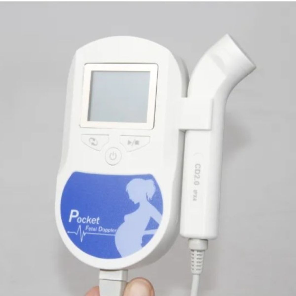 Fetal Heartbeat Doppler - Heart Beat Monitor Backlight LCD 7771327037638-1