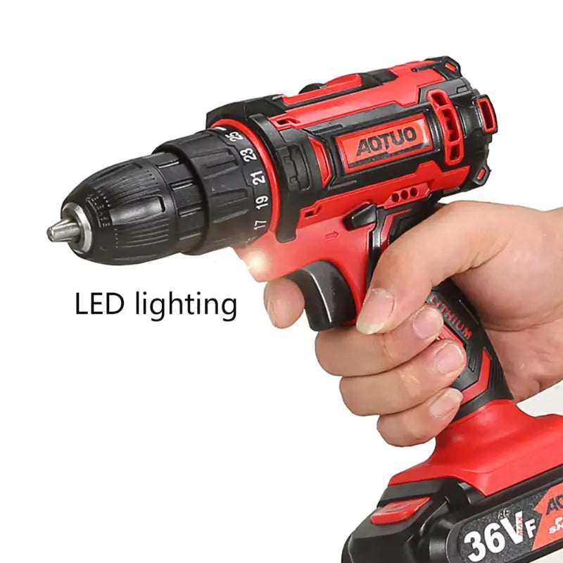 12V 18V 48V Cordless Drill Electric Screwdriver Mini Wireless Power Driver