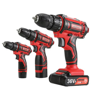 12V 18V 48V Cordless Drill Electric Screwdriver Mini Wireless Power Driver