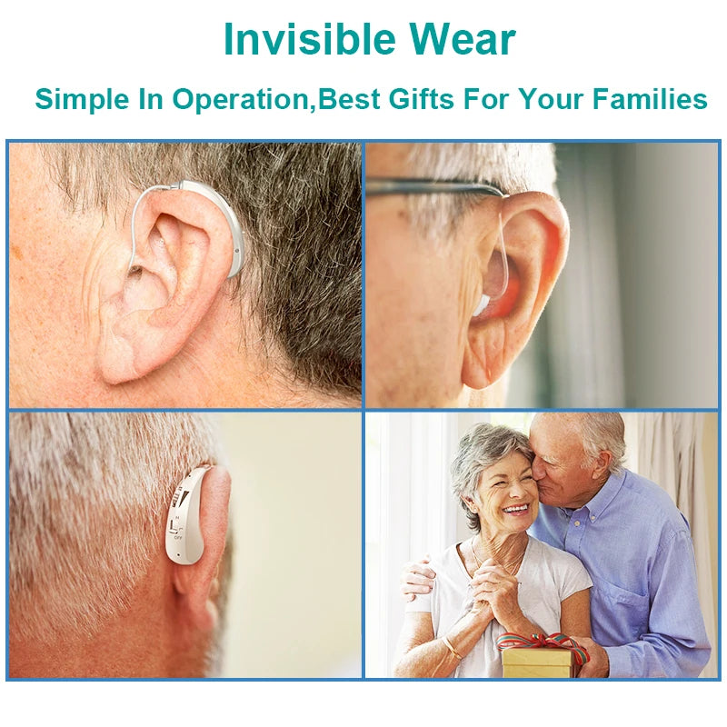 Rechargeable Digital Hearing Aid for Clear Sound Amplification & Daily Comfort - Ideal for Adults & Seniors 9878962504001-1