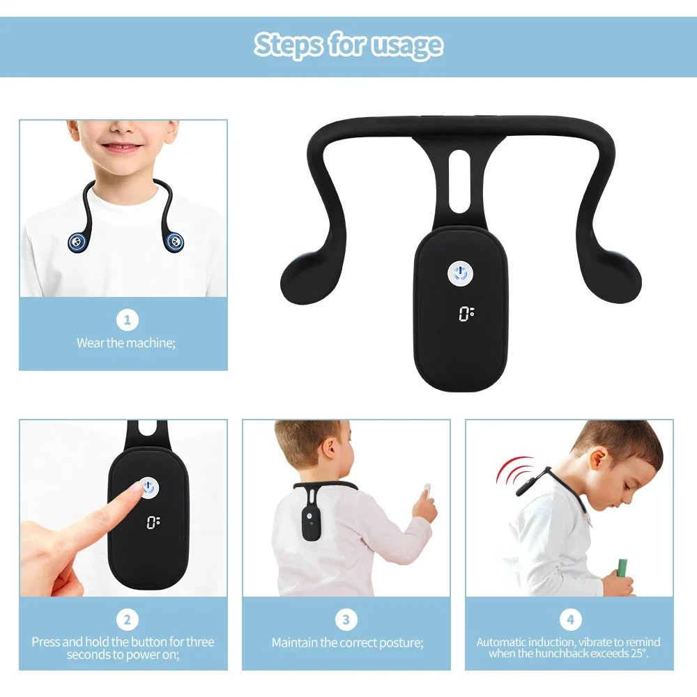 Smart Posture Corrector - Neck Hump Straightener Improve Your Posture for Adult and Kid 7914076569798-1