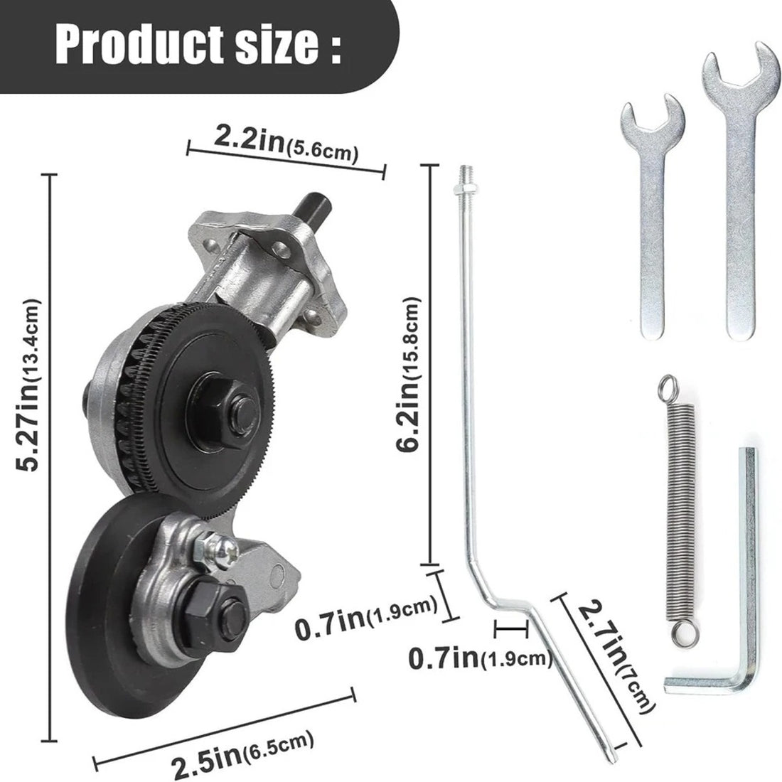 Metal Nibbler Drill Attachment Cutter Tool For Sheet Metal Cutting 8545290584366-1