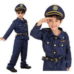 Childs Police Costume Real Junior Cop Outfit for Halloween