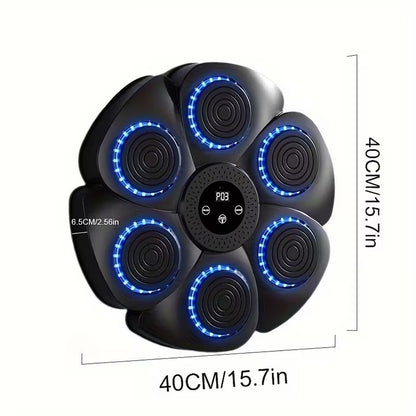 Music Boxing Pad with Targeting Features – Ultimate Punch Machine for Boxing Fitness 9840490152257-1