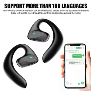 Wireless Bluetooth Translator Earbuds With 144 Languages