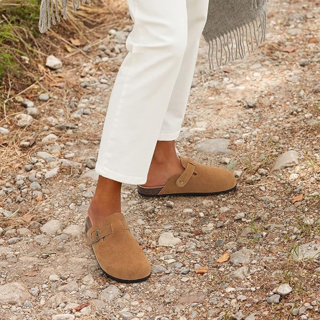 Women’S Classic Cork Clogs With All-Day Comfort Footbed