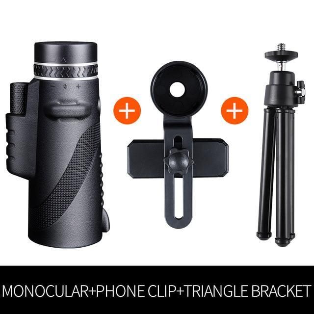 1000X Zoom Waterproof Monocular Mobile Telescope