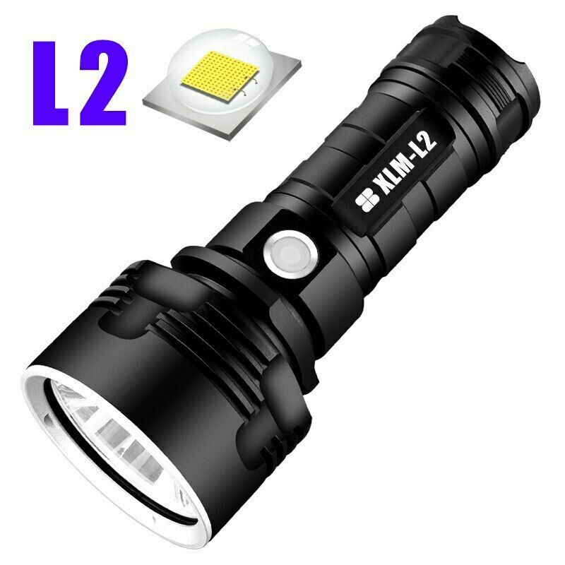 30000-100000 Lumen High Power Led Waterproof Flash Light Lamp Ultra Bright