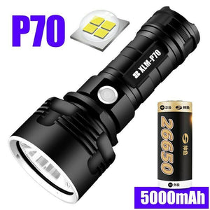 30000-100000 Lumen High Power Led Waterproof Flash Light Lamp Ultra Bright