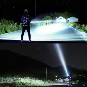 30000-100000 Lumen High Power Led Waterproof Flash Light Lamp Ultra Bright