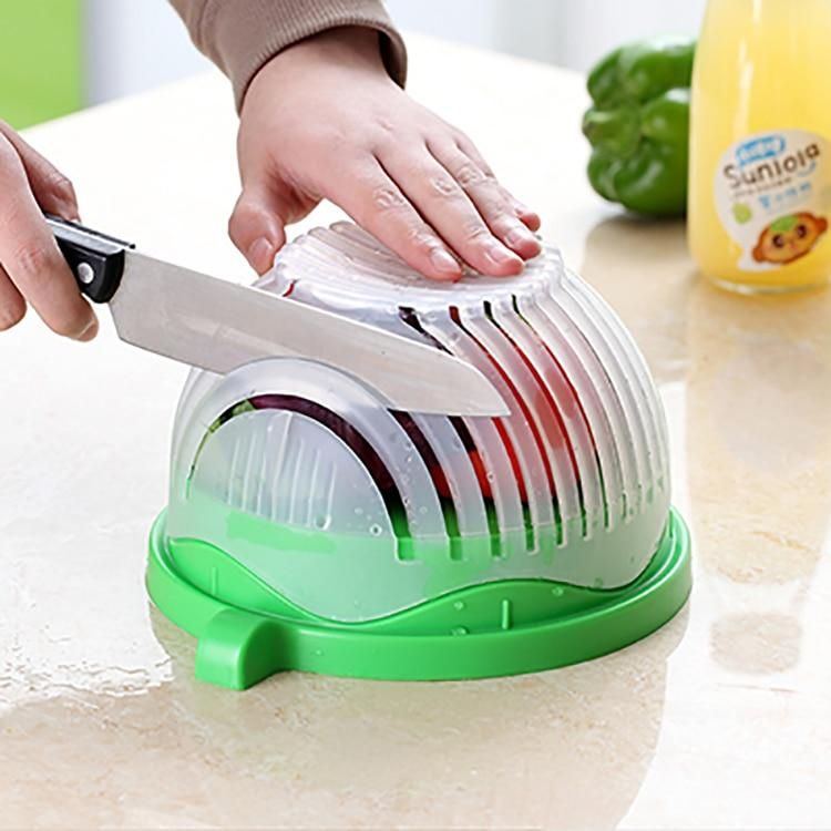 60 Seconds Salad Cutting Slicer Bowl