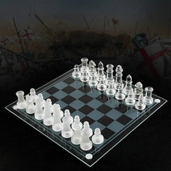 Acrylic Elegant Glass Chess Set