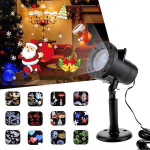 Christmas Halloween Home Decoration Projector Lights 12 Pattern