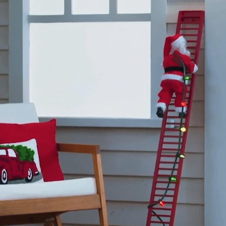 Electric Climbing Santa