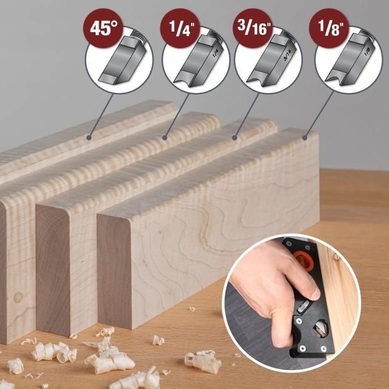 Ez Chamfer - Woodworking 45 Degree Edge Auto Chamfering Tool 8142468415688-spf