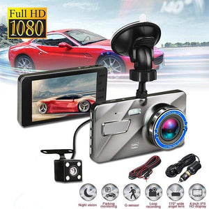 Front And Rear Dash Cam Surveillance (1080P Hd)