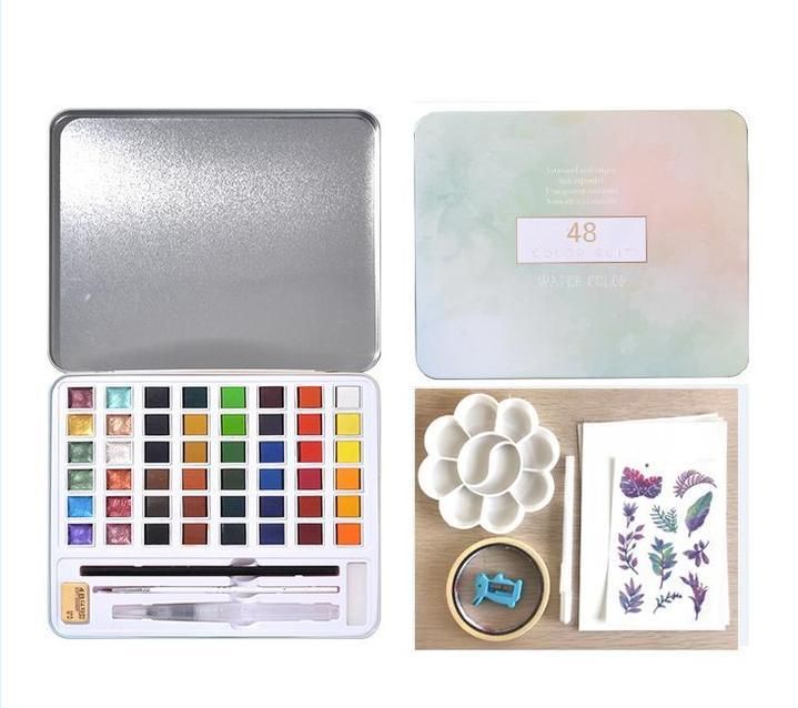 Glitter/Metallic Watercolor Set -12/36/48 Color