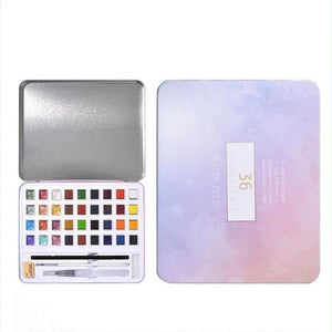 Glitter/Metallic Watercolor Set -12/36/48 Color