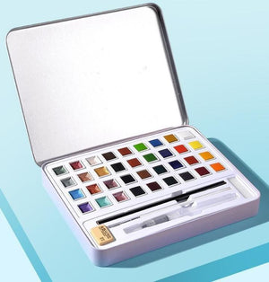 Glitter/Metallic Watercolor Set -12/36/48 Color