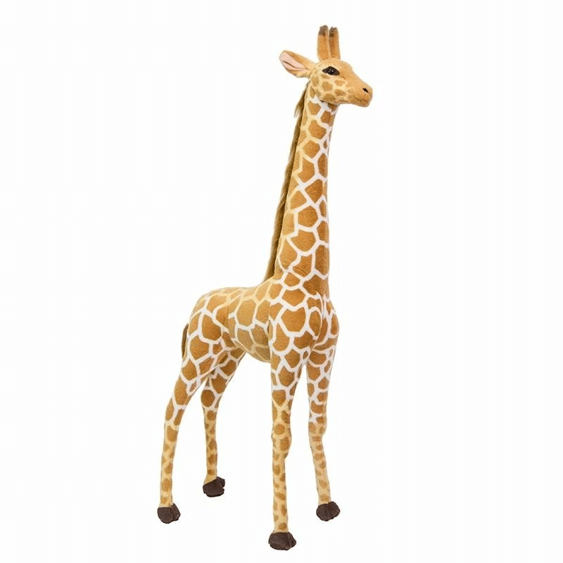 Huge Real Life Giraffe Plush Toys Cute Stuffed Animal Dolls Soft Simulation Giraffe Doll Birthday Gift Kids Toy Bedroom Decor
