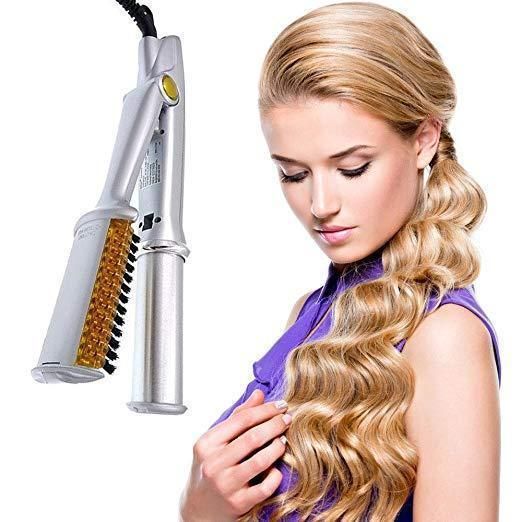 Max Rotating Hair Iron - 2 in 1 Hair Curler and Straightener 251358