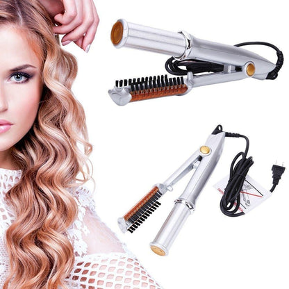 Max Rotating Hair Iron - 2 in 1 Hair Curler and Straightener 251358