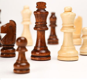 Large Magnetic Wooden Folding Chess Set