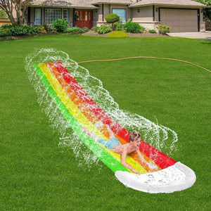 Rainbow Lawn Water Slip N Slide