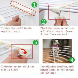 Retractable Dog Gate – Indoor Pet Barrier