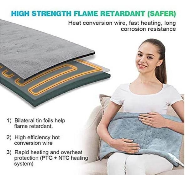 Safest Heat Weighted Massaging Pad Warming Blankets 251905