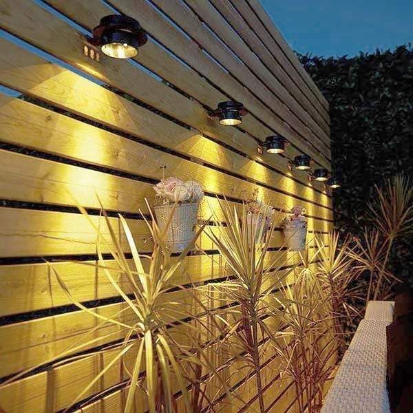 Solar Powered Gutter Lights