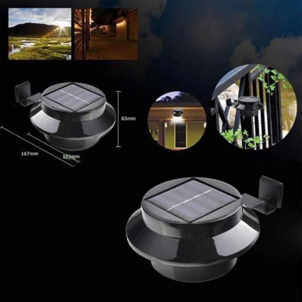 Solar Powered Gutter Lights