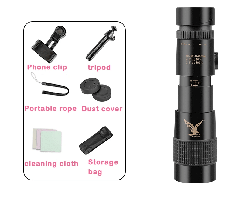 Super Telephoto Zoom Monocular Telescope