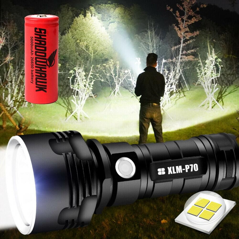 Super-Bright 90000Lm Shadowhawk Flashlight Cree Led P70