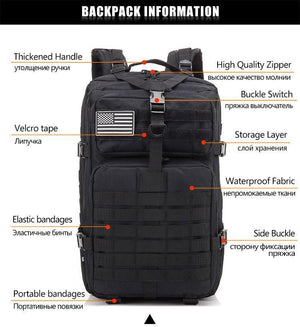 Tactical Backpack Bug Out Bag