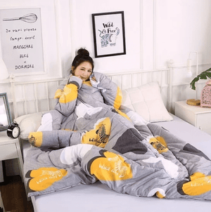 Wearablanket - Wearable Winter Lazy Quilt With Sleeves Cozy Blanket